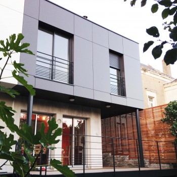 Extension d'habitation avec création de terrasse en centre ville d'Angers 9