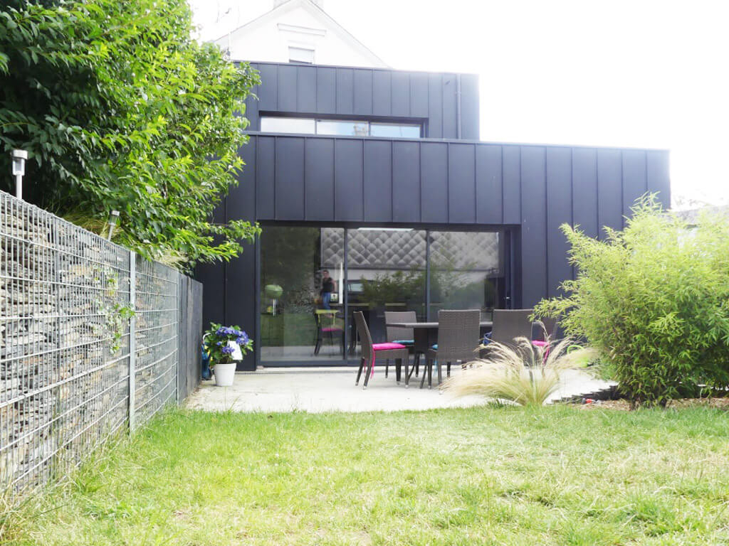 Extension de maison avec terrasse en centre ville d'Angers 5